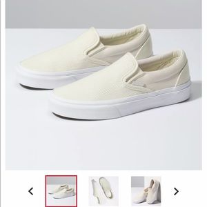 Herringbone Slip On Vans